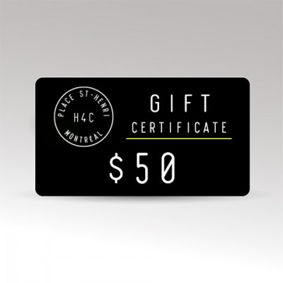 Restaurant le H4C 50 Gift Certificate