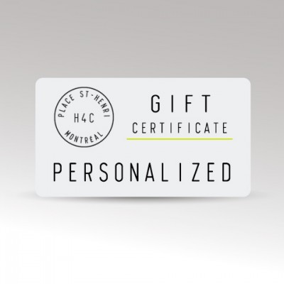 Restaurant le H4C Personalized Gift Certificate